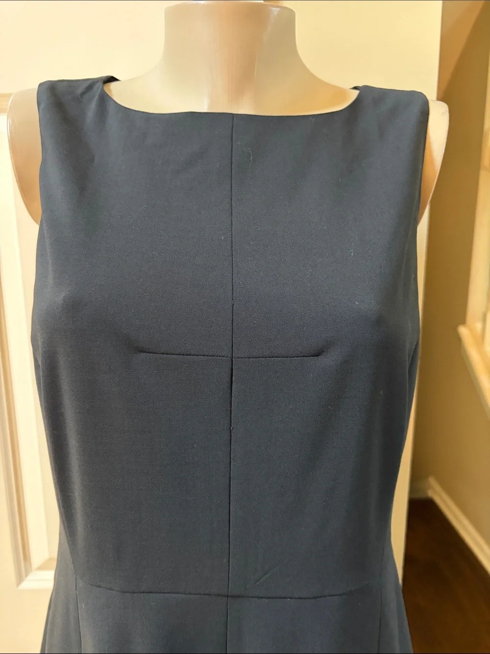 NWT J. Crew 365 Navy Sleeveless pleated Dress, 12